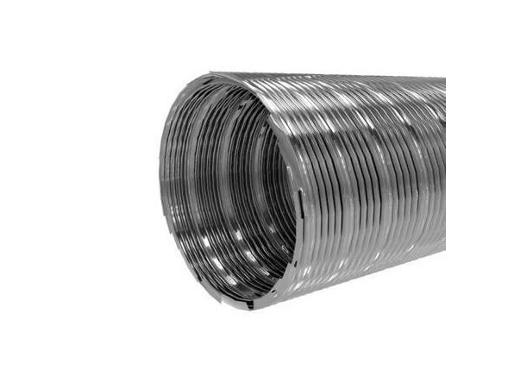 Изображение товара Гибкий спирально-навивной воздуховод из нержавеющей стали ERA 11FD1,5 диаметр 110 мм длина 1500 мм