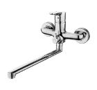 Изображение товара Смеситель для ванны GROSS AQUA Vista с поворотным изливом хром