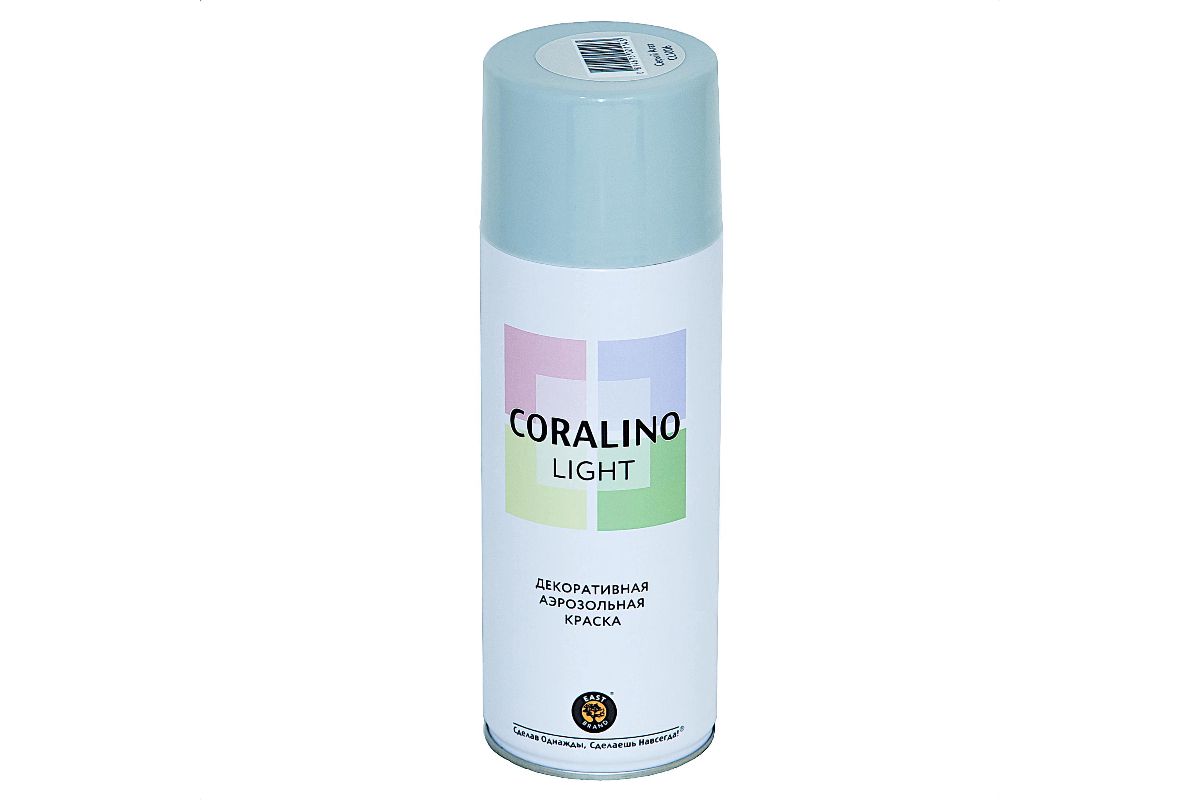 Краска аэрозольная Coralino LIGHT CL1006 Серый Агат 0,52 л - цена, фото -  купить в Москве, СПб и РФ