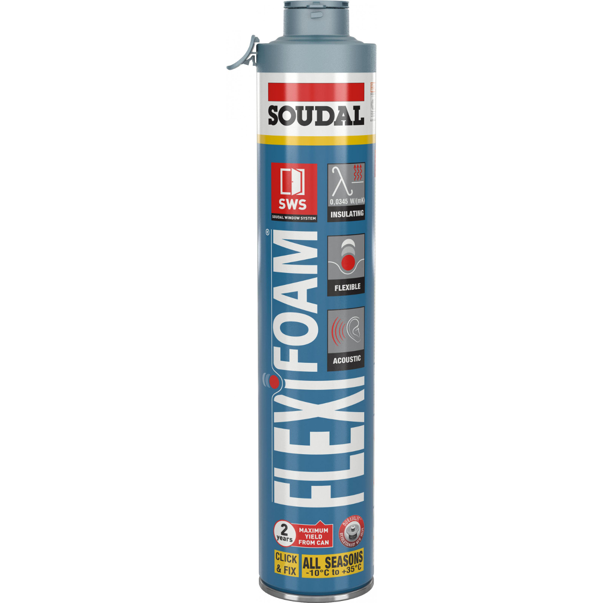 Пена монтажная Soudal 118685 Flexifoam - цена, фото и инструкция - купить в  Москве, СПб и РФ