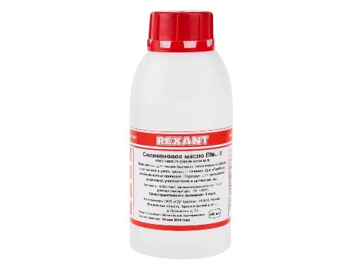 Изображение товара Масло силиконовое REXANT 09-3912 ПМС-5 универсальное 0.5 л
