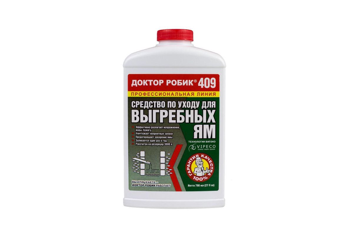 Средство по уходу для выгребных ям ДОКТОР РОБИК 409 купить в Уфе по  доступной цене: характеристики и фото