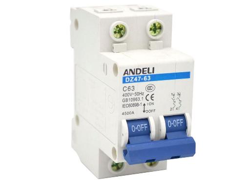  ANDELI DZ47-63/2P 10A 4.5kA