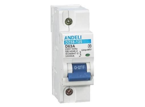  ANDELI DZ58-125 1P 80A