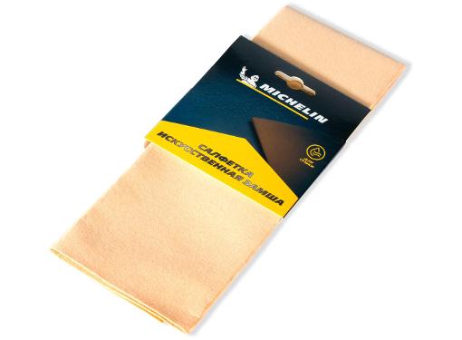 Изображение товара Салфетка из искусственной замши MICHELIN 32460 для автомобиля 40x30 см бежевый