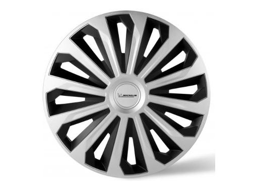 Изображение товара Колпаки колесные MICHELIN 16'' серебристо-черные из пластика 4 шт