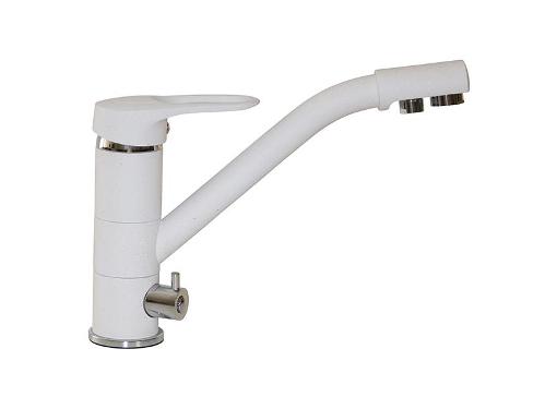 Изображение товара Смеситель для кухни MIXLINE ML-GS05 331 белый с поворотным изливом