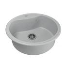 Изображение товара Мойка кухонная MIXLINE ML-GM09 круглая серая 490мм