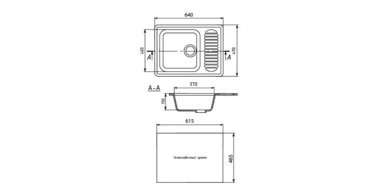 Мойка кухонная MIXLINE ML-GM18 (532399)