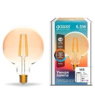 GAUSS Smart Home DIM+CCT E27 G95 Golden 6,5  2000-5500  1/40