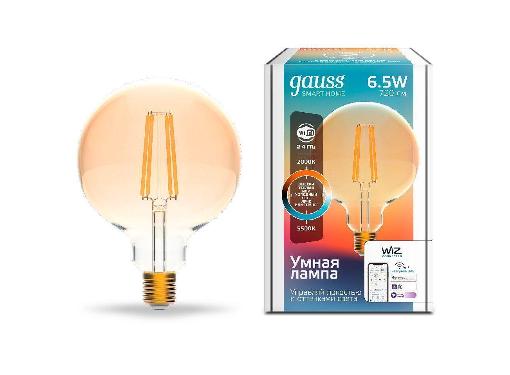   GAUSS Smart Home DIM+CCT E27 G95 Golden 6,5  2000-5500  1/40