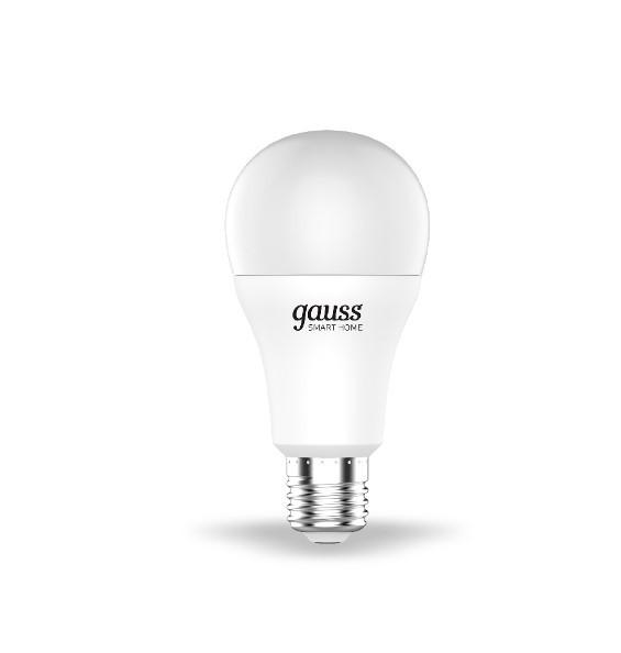 фото Лампа светодиодная gauss smart home dim e27 a60 10 вт 2700к 1/10/40