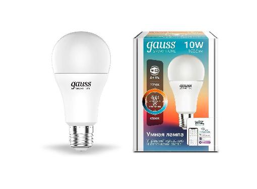   GAUSS Smart Home DIM+CCT E27 A60 10  1/10/100