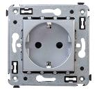 Изображение товара Механизм розетки ДКС 4404003 Avanti 2P+E для скрытого монтажа серый