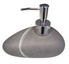 Изображение товара Дозатор для жидкого мыла RIDDER Little rock серый 200 мл настольный