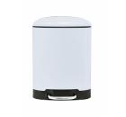 Ведро для мусора RIDDER (2009601) с педалью, белый