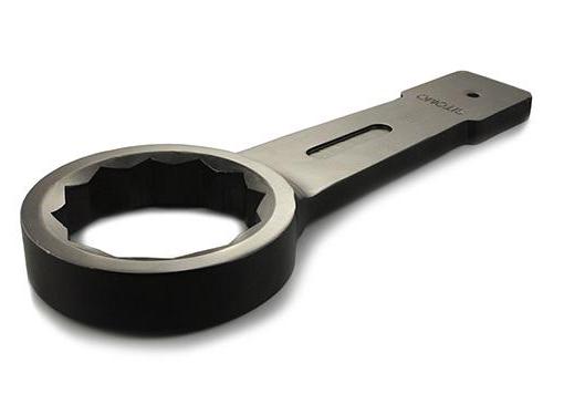 Изображение товара Ключ накидной SITOMO 134344 односторонний ударный 160 мм 572 мм сталь оксидированное покрытие