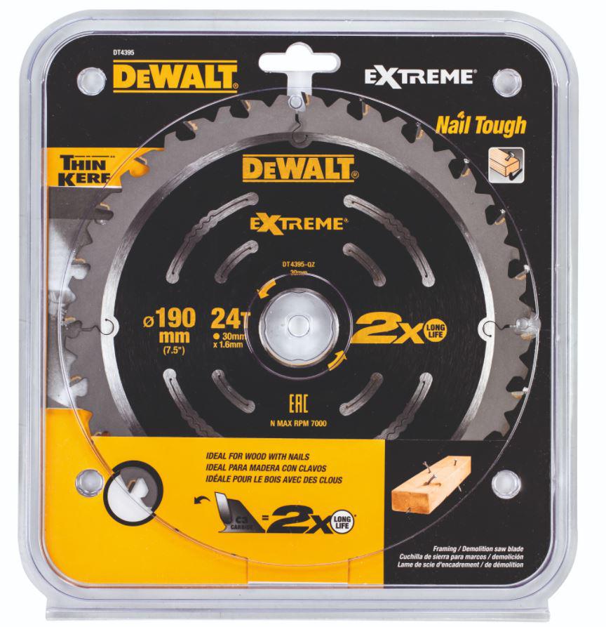 фото Диск пильный твердосплавный dewalt dt4395-qz extreme