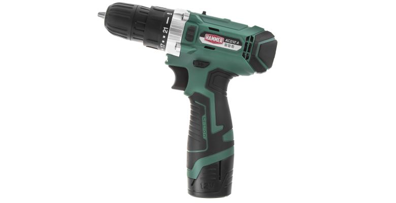 Дрель аккумуляторная HAMMER ACD12A
