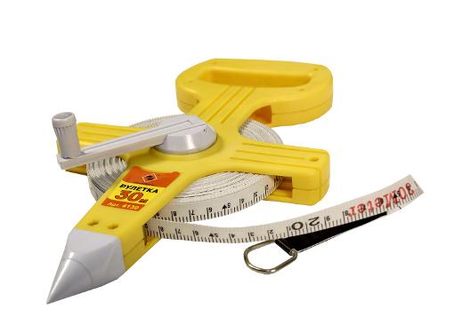 Изображение товара Рулетка ЭНКОР 4130 30м фибергласс открытый корпус для измерений