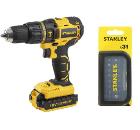 Изображение товара Набор STANLEY Дрель-шуруповерт SBH20D2K-RU и набор бит STA60490-XJ Изображение товара Набор STANLEY Дрель-шуруповерт SBH20D2K-RU и набор бит STA60490-XJ