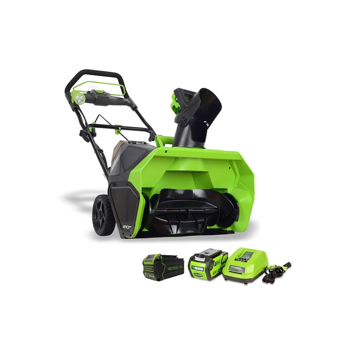 Greenworks sn2300. Снегоуборщик аккумуляторный GREENWORKS gd40sb. Снегоуборочная машина GREENWORKS 40v. Снегоуборщик аккумуляторный GREENWORKS gd40sb 2600607 с аккумулятором 4 а.ч. Снегоуборщик аккумуляторный GREENWORKS gd40sb с аккумулятором 2 а.ч.