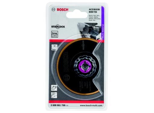 Изображение товара Полотно пильное BOSCH ACI85EB 85мм сегментированный BIM-TiN универсальное