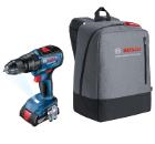 Изображение товара Аккумуляторный ударный шуруповерт Bosch GSB 18V-50 с двумя аккумуляторами и кейсом