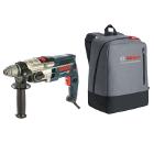 Изображение товара Ударная дрель BOSCH GSB 20-2 БЗП 850 Вт с кейсом и рюкзаком