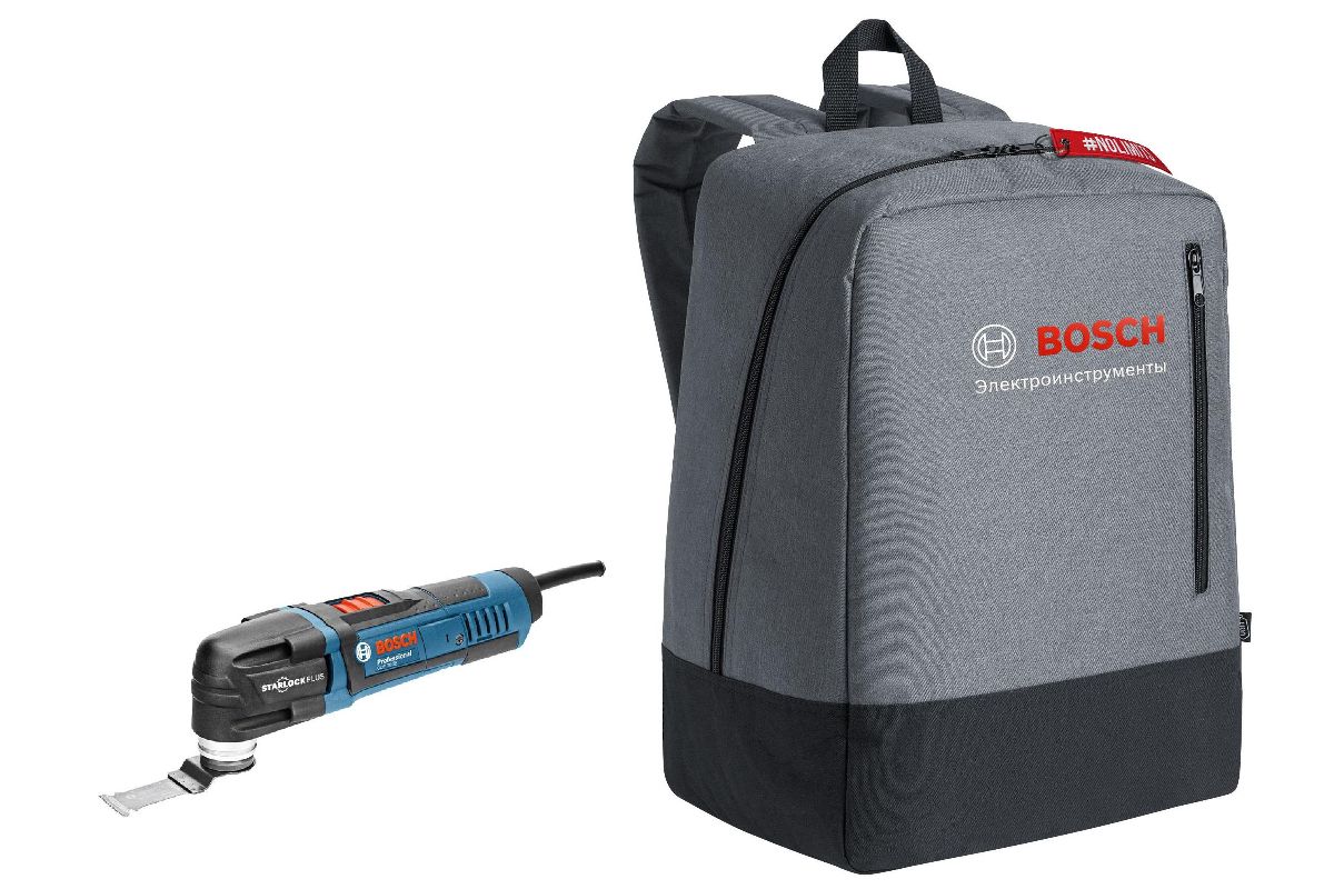 Набор Bosch Инструмент многофункциональный GOP 30-28 (0601237003) +Рюкзак  PRO 1619M00Z7X - цена, фото - купить в Москве, СПб и РФ