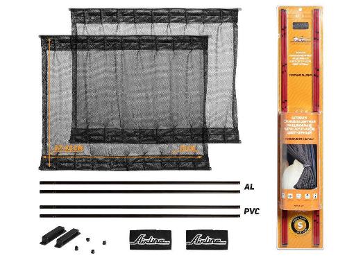 Изображение товара Шторка солнцезащитная AIRLINE ASPS-S-11 черная раздвижная для боковых стекол