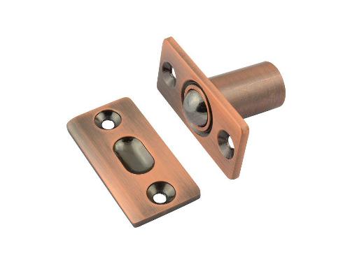 Изображение товара Защелка НОРА-М 16039 шариковая для межкомнатных дверей медь