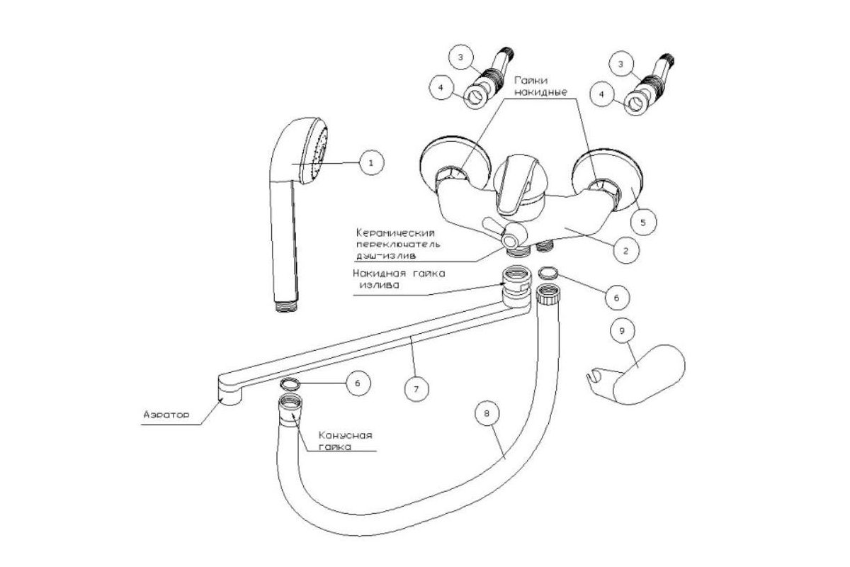 Части душа. Из чего состоит смеситель для ванны с душем схема. Смеситель ЭСКО для ванной с душем схема сборки. Схема однорычажного смесителя для ванной. Смеситель для ванны с душем Varion Armaturen Wega 7024 96 3 однорычажный лейка в комплекте.
