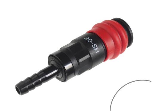 Изображение товара Быстросъемный соединитель JTC JW1071-20SHC 1/4 дюйма композитный елочка