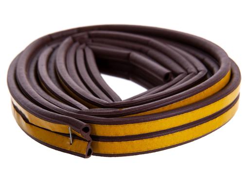 Изображение товара Уплотнитель СТРИМАТ-СЕРВИС Profitrast резиновый П-профиль 6м коричневый