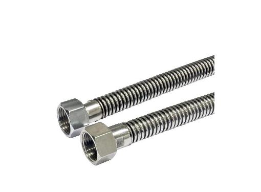 Изображение товара Гибкая подводка для газа OVERCON 2м сильфонная нержавеющая сталь АISI 316