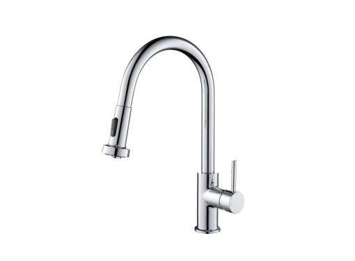 Изображение товара Смеситель для кухни TIMO Saona 2316/00FL с выдвижной лейкой хром