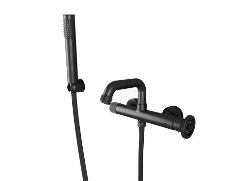 Изображение товара Смеситель для ванны IDDIS Grange графит, керамический картридж 30 мм, поворотный излив