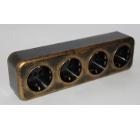 Розетка ЭЛЕКТ RA 16-445-ЧБ