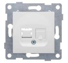 Изображение товара Механизм розетки GUSI ELECTRIC С11К1-001 RJ45 одинарный белый