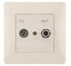 Изображение товара Розетка GUSI Ugra TV+ SAT оконечная бежевый