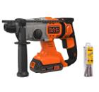 Набор BLACK & DECKER Перфоратор BCD900E2K-QW +Набор буров SDS Plus, 8шт (Industrial DT60300-QZ)