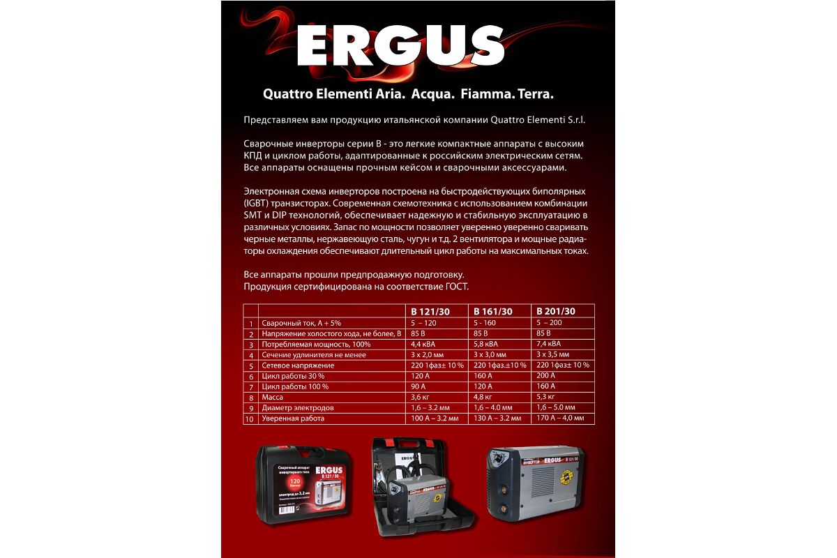 Схема ergus b201 30