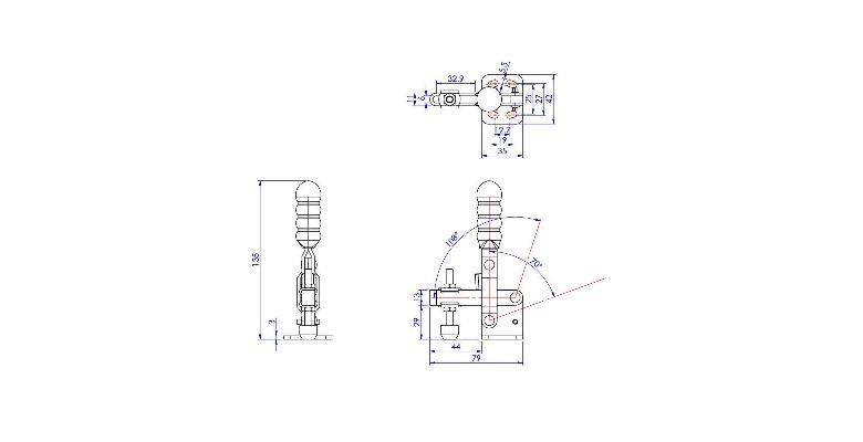 Прижим WOODWORK GH-12002-B