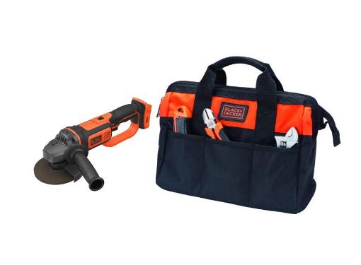 Аккумуляторная углошлифовальная машина black decker bcg720n 18 b li ion без акб