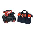 Изображение товара Эксцентриковая шлифмашина BLACK & DECKER KA191EK-QS 480Вт с кейсом и пылесборником