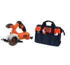 Изображение товара Дисковая пила BLACK & DECKER BES510K-QS 85 мм, 400 Вт, с функцией регулировки глубины
