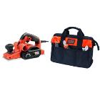 Изображение товара Электрический рубанок BLACK & DECKER KW750K-QS 750 Вт профессиональный для древесины