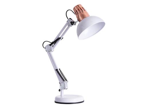 Изображение товара Настольная лампа Arte Lamp LUXO A2016LT-1WH стиль модерн белый металл IP20 40 Вт