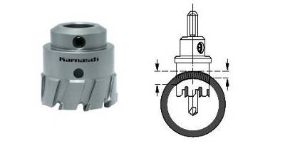 Коронка твердосплавная Karnasch (20.1130A-022) Ф22мм, l 30мм